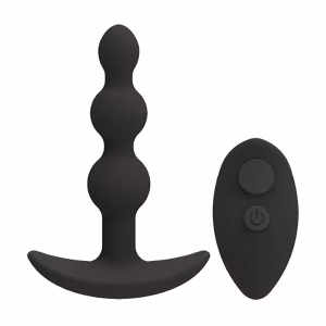 A-Play - SHAKER - Silicone Anal Plug with Remote - Black