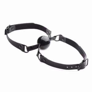 Doppelganger Silicone Double Mouth Gag - Black
