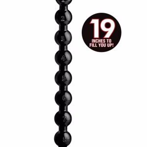 2" Beaded Hose - 19" long - Black