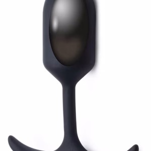 Premium Silicone Weighted Anal Plug - Small