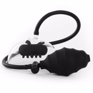 Vibrating Pussy Pump - Black