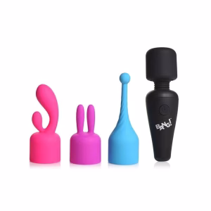 Mini Wand Massager with 3 Attachments