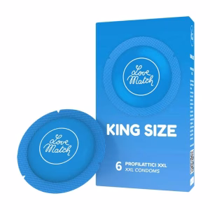 King Size - Condooms - 60 mm - 6 Stuks