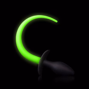 Puppy Staart Plug - Glow in the Dark