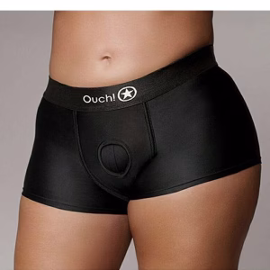 Vibrerend Strap-on Boxer - Zwart - XL/XXL
