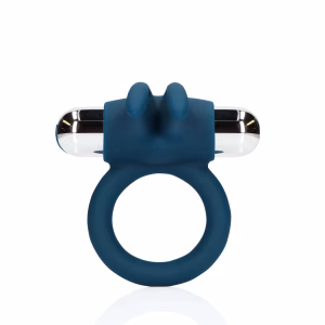 Blauwe vibrerende penisring