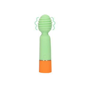 Geribbelde minivibrator met USB-oplader