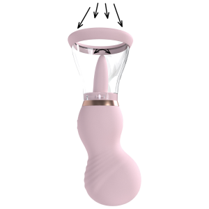 Sensual - Oplaadbare Vulva en Borst Pomp - Roze