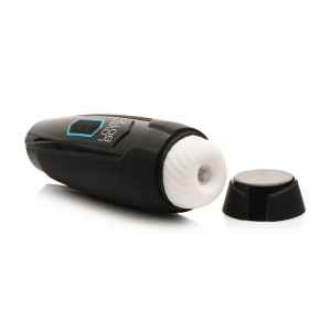 De Milker Max - 14x Duwende En Vibrerende Masturbator - Zwart